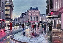 Light of the Westend by Charles Rowbotham - Original Painting on Board sized 16x11 inches. Available from Whitewall Galleries